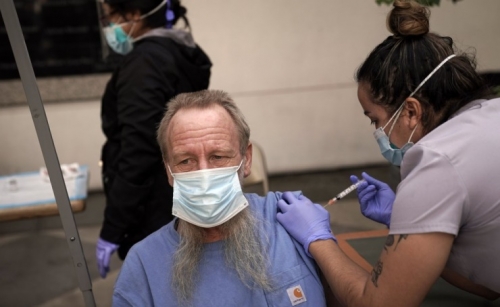 Homeless Americans finally getting a chance at COVID-19 shot