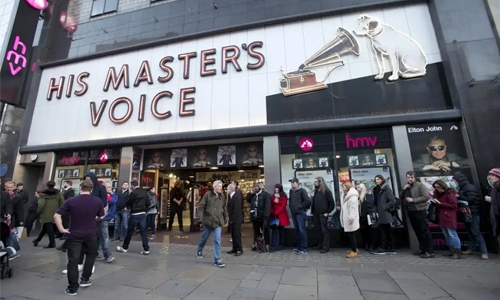 British UK music retailer HMV faces the music for second time