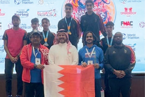 Bahrain Triathlon Team Shines at Fujairah International Championship