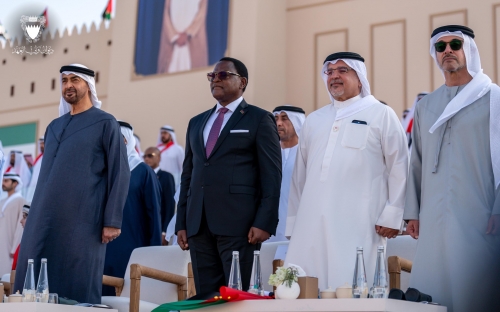 HRH the Crown Prince and Prime Minister attends the Union March in Abu Dhabi