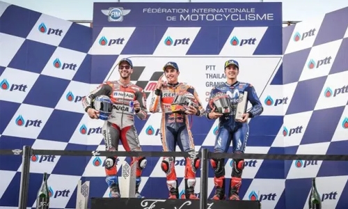 Marquez wins inaugural Thai MotoGP thriller