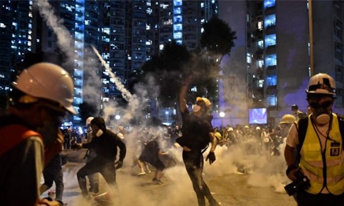 Hong Kong leader says city on brink