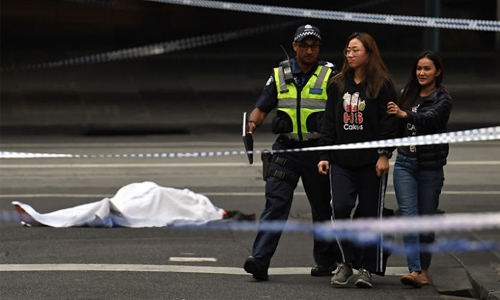 One dead, two hurt in Melbourne ‘terror’ attack