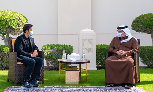 HRH the Crown Prince and Prime Minister receives the CEO of G42