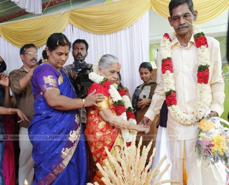 Kerala's first wedding at old age home