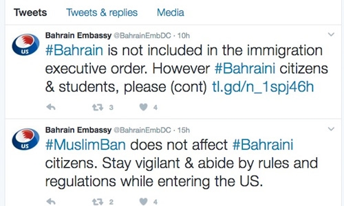 Bahrainis in US told to finalise pending violations