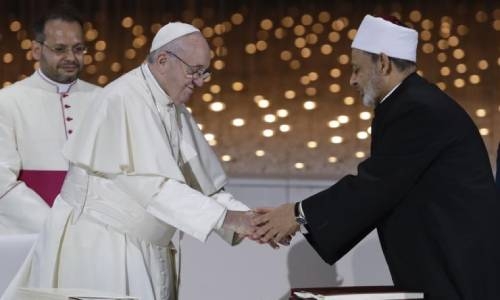 Biden joins pope, imam in calling for ‘human fraternity’