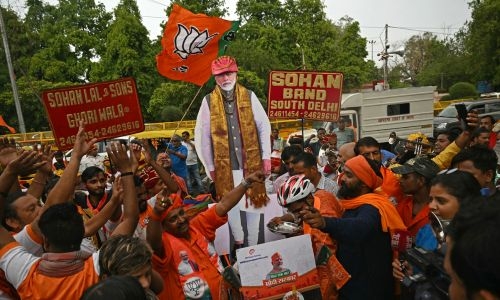 Modi heads for victory in India vote, with reduced majority
