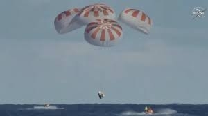 SpaceX Dragon capsule splashes down in Atlantic Ocean: NASA