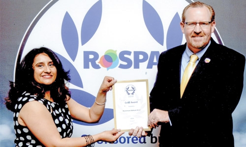 Alba wins RoSPA Gold Award 2016  for Safety & Health