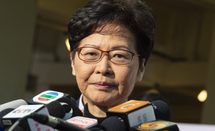 Hong Kong leader won't give in to protesters