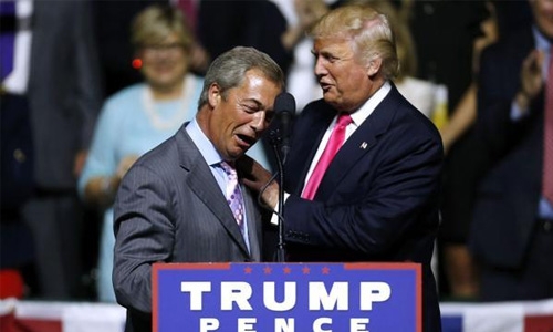 Trump backs Nigel Farage as British ambassador to US