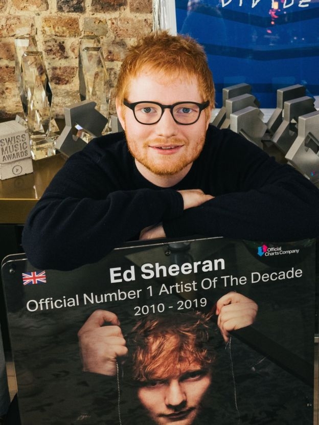 Ed Sheeran wins Artist of the Decade