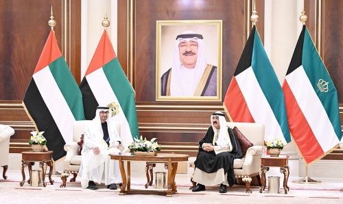 UAE President and Emir of Kuwait Discuss Strong Bilateral Relations and Regional Stability