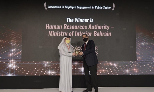 Bahrain Interior Ministry wins GCC award for innovation in employee engagement in public sector