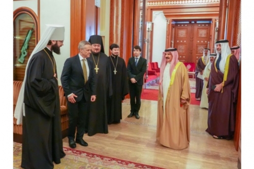 HM King receives Moscow Patriarchate’s Chairman of external church relations