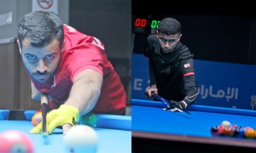 Bahrain's billiards stars shine: Al Qaid, Maroom clinch doubles semis spot