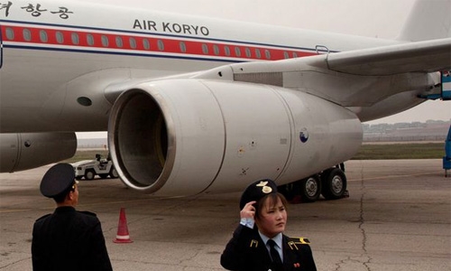 Fire diverts N. Korea Air Koryo flight
