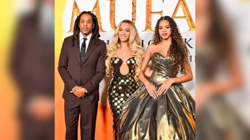 Jay-Z Steps Out with Beyoncé and Blue Ivy at Mufasa Premiere