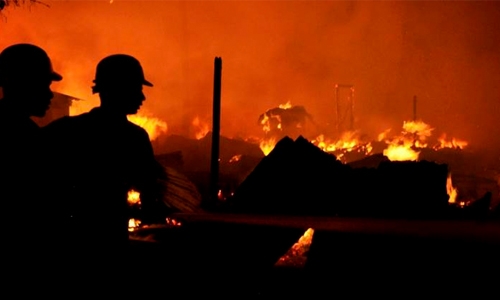 Over 22,000 evacuated as fire hits Spain music festival