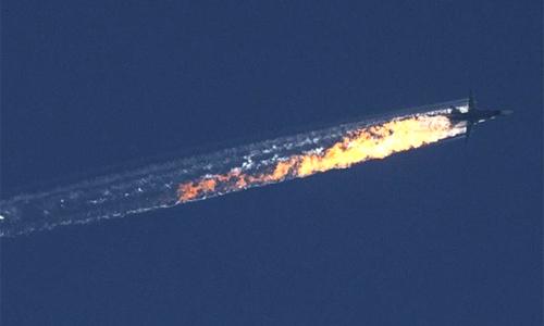 Turkey shoots down Russian plane for 'violating airspace' 