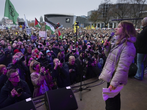 Greta, tens of thousands, in ‘biggest ever’ Amsterdam climate demo