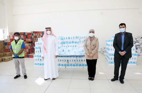 Capital Governorate receives 30,000 donated face masks