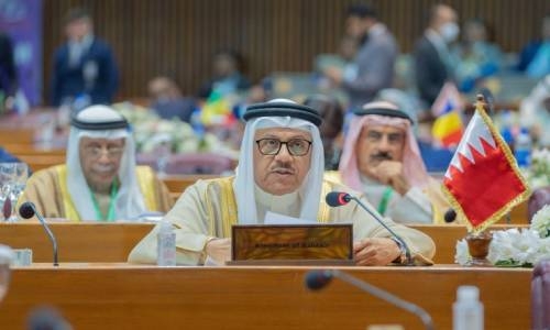 Bahrain calls for joint Islamic diplomatic effort to achieve comprehensive, sustainable peace in Europe