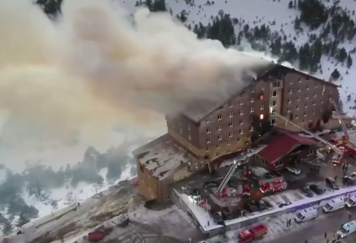 Fire at Turkish Ski Resort Hotel Claims 10 Lives, Injures 32