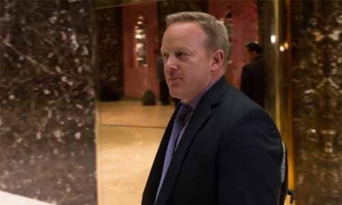 Trump names party veteran Sean Spicer as press secretary