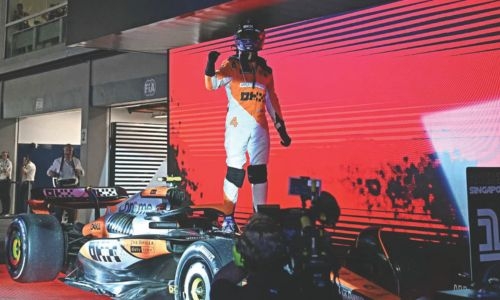 Norris dominates Singapore GP