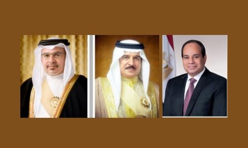 HM King Hamad and HRH Prince Salman congratulates the President of the Arab Republic of Egypt