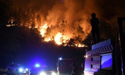 Main forest fires in Portugal under control