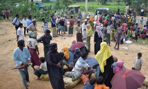 UN says 27,000 Rohingya have fled Myanmar as bodies wash up