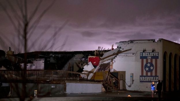 Deadly tornadoes kill nineteen in Nashville, Tennessee