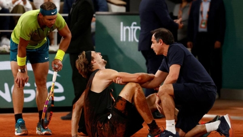 Rafael Nadal wins praise for sportsmanship after rival injures ankle