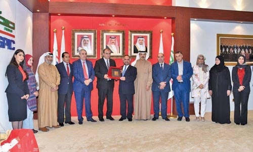 Jordanian delegation briefed  on GPIC’s achievements