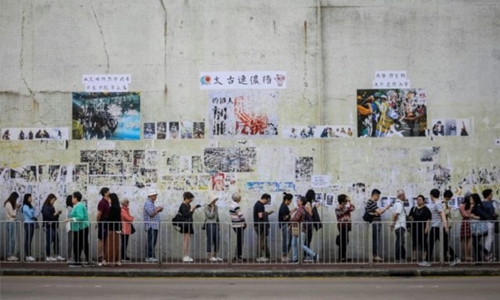Record poll turnout in Hong Kong