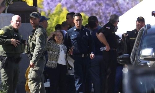 Churchgoers tie up gunman who killed one, injured 5 in California church shooting
