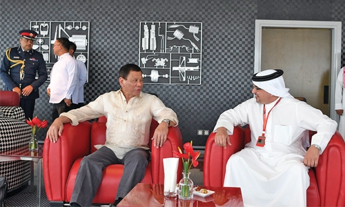 Crown Prince hosts Duterte 