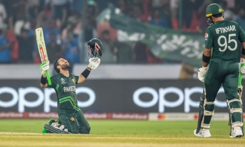 Rizwan, Shafique lead Pakistan to World Cup record win over Sri Lanka