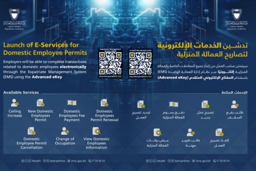 LMRA Announces the Launch of Electronic Service for Domestic Employee Permits