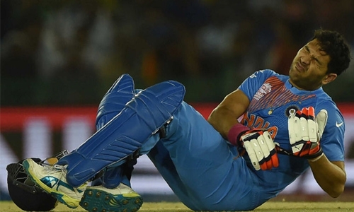 India's Yuvraj ruled out of WT20 semifinal