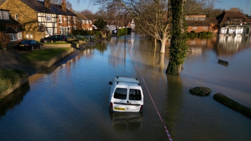 One in 5 properties in England now at risk of flooding