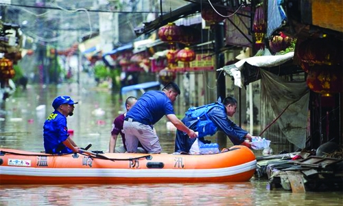 China floods leave more than 100 dead or missing