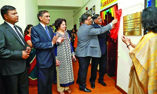 BIS dedicates library to  Dr Ambedkar 