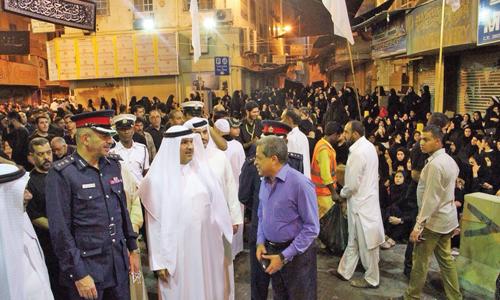 Governor inspects Ashura observances