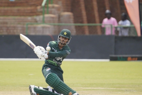 Ayub century helps Pakistan crush Zimbabwe, level series 