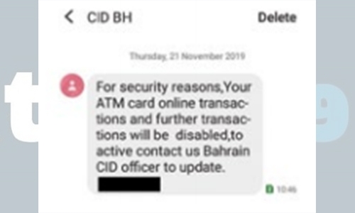 Public warned over SMS scam by fraudsters 