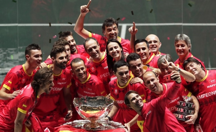 Nadal, grieving Bautista Agut lead Spain to Davis Cup title